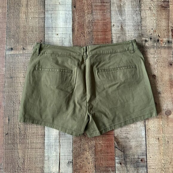 ASOS Design men’s Skinny Chino shorter shorts in khaki W34 - Picture 7 of 8